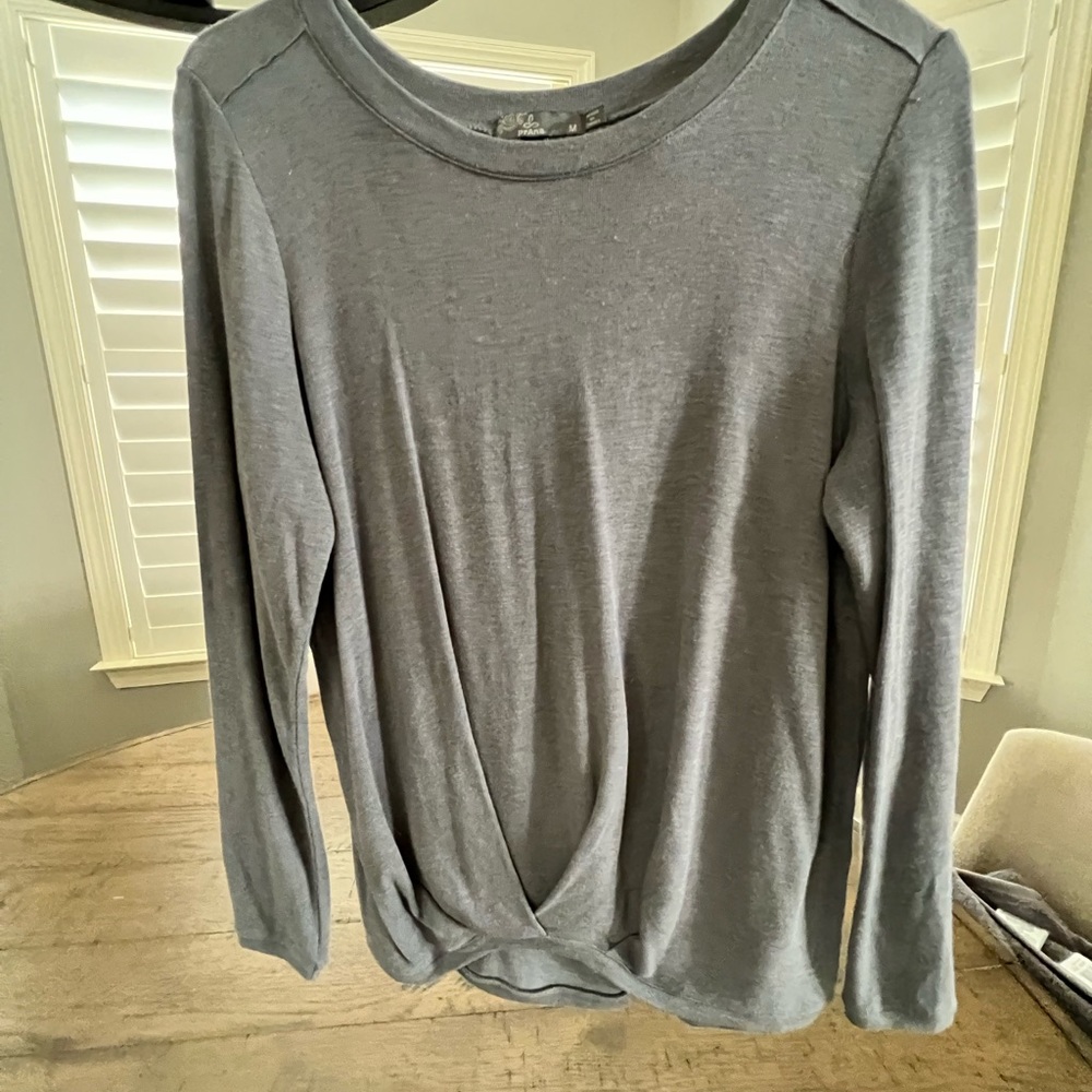 Prana sweatshirt after workout